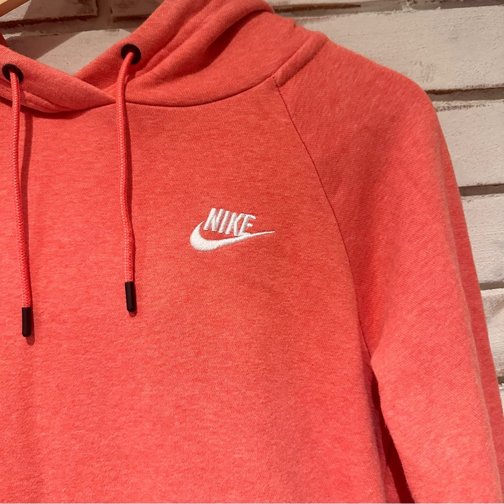 Nike sportswear essential fleece hooded sweatshirt hoodie size small - Picture 2 of 5
